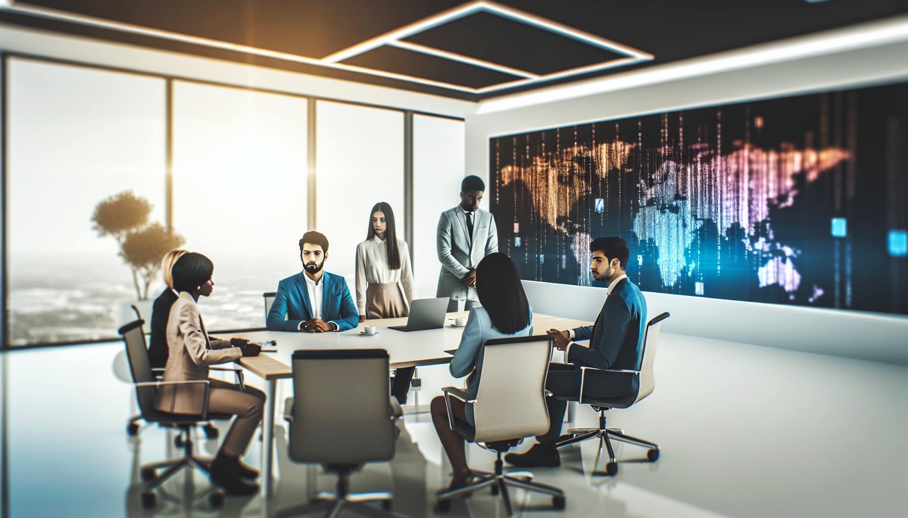 Zakelijk team werkt aan generative engine optimization voor MKB