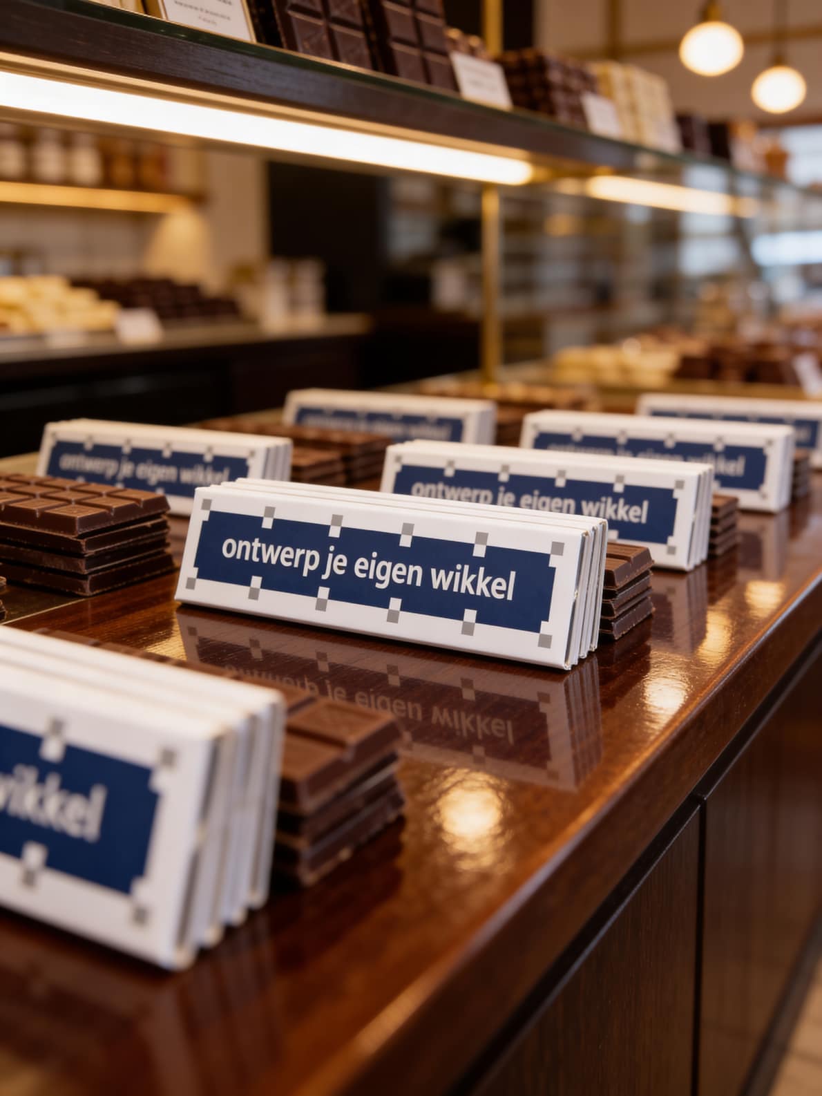 Chocoladereep met je eigen wikkel - chocoloco