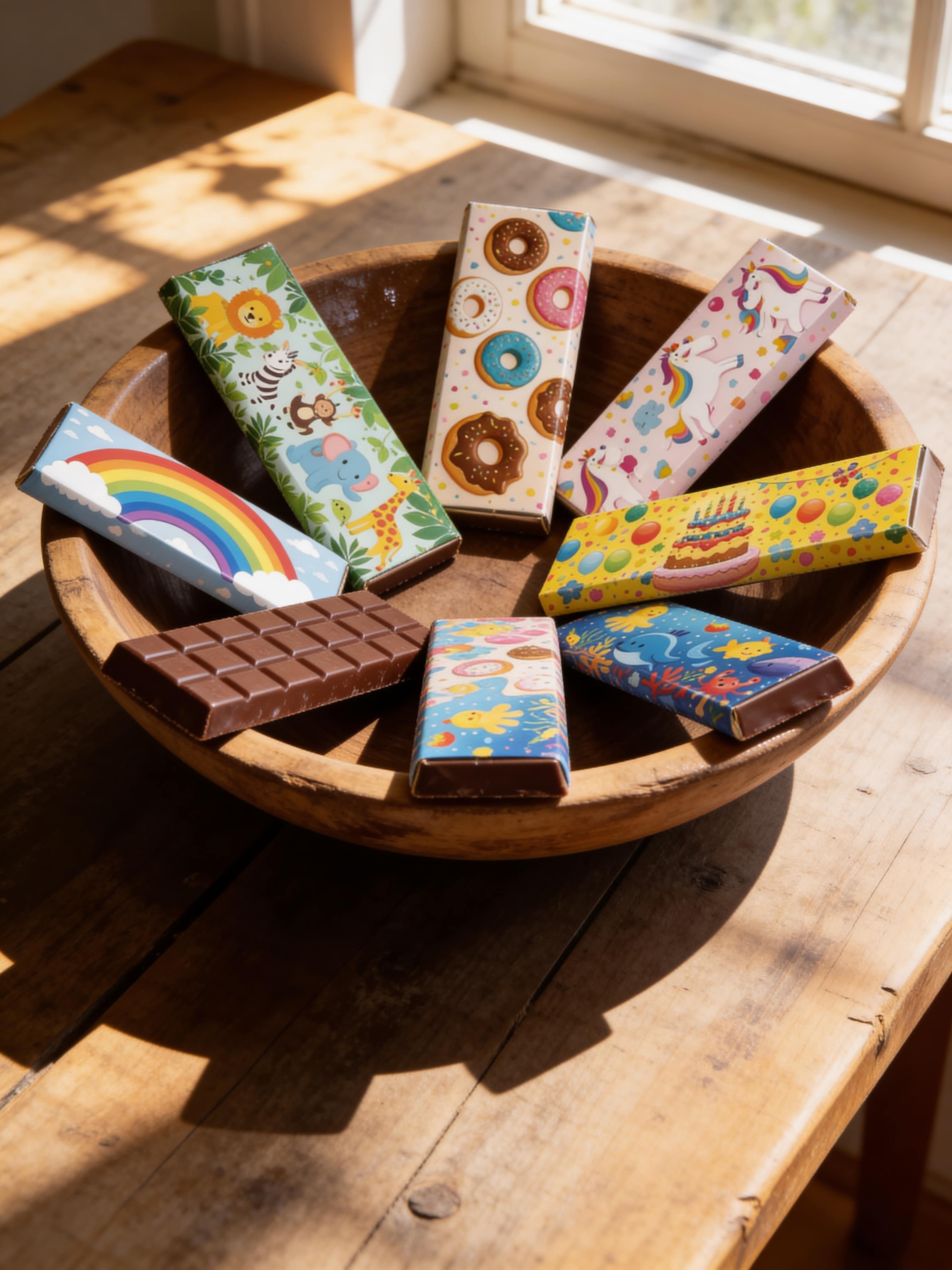 Chocoladereep met je eigen wikkel - chocoloco