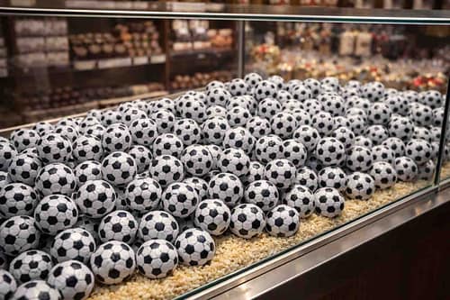 1 kilo chocolade voetballetjes