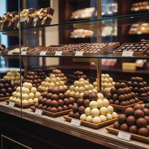 Chocolade voetbal bonbons