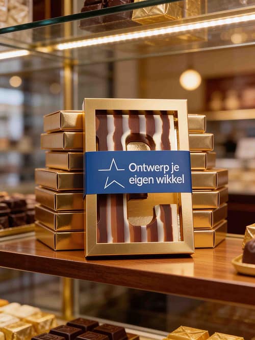 Chocoladeletter marmer 3 smaken