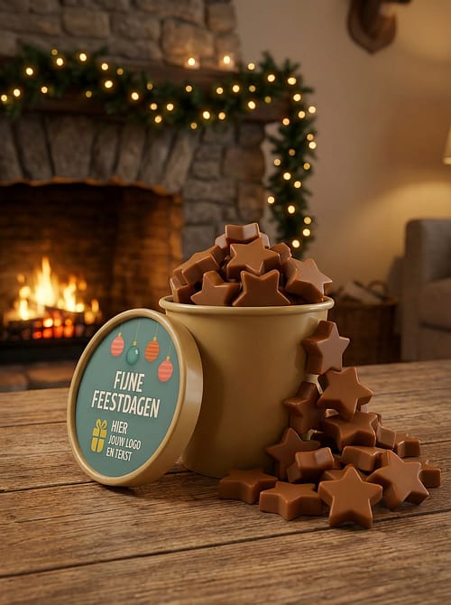Beker met kerst sterren