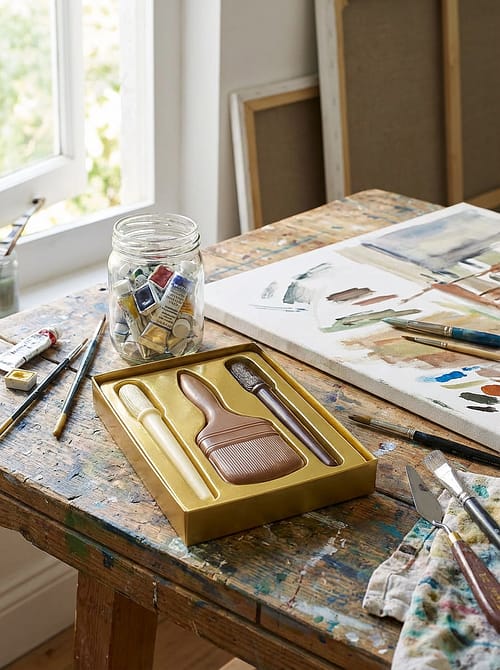 Chocolade schildersset