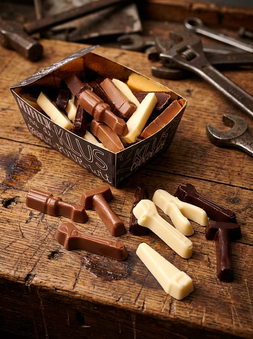 Bakje chocolade gereedschap